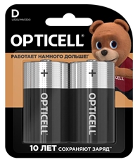 Батарейки Opticell Basic D, 2шт