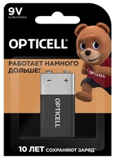 Батарейки Opticell Basic 9V