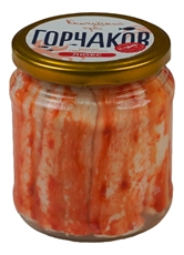 Мясо краба Горчаков натуральное люкс, 500г