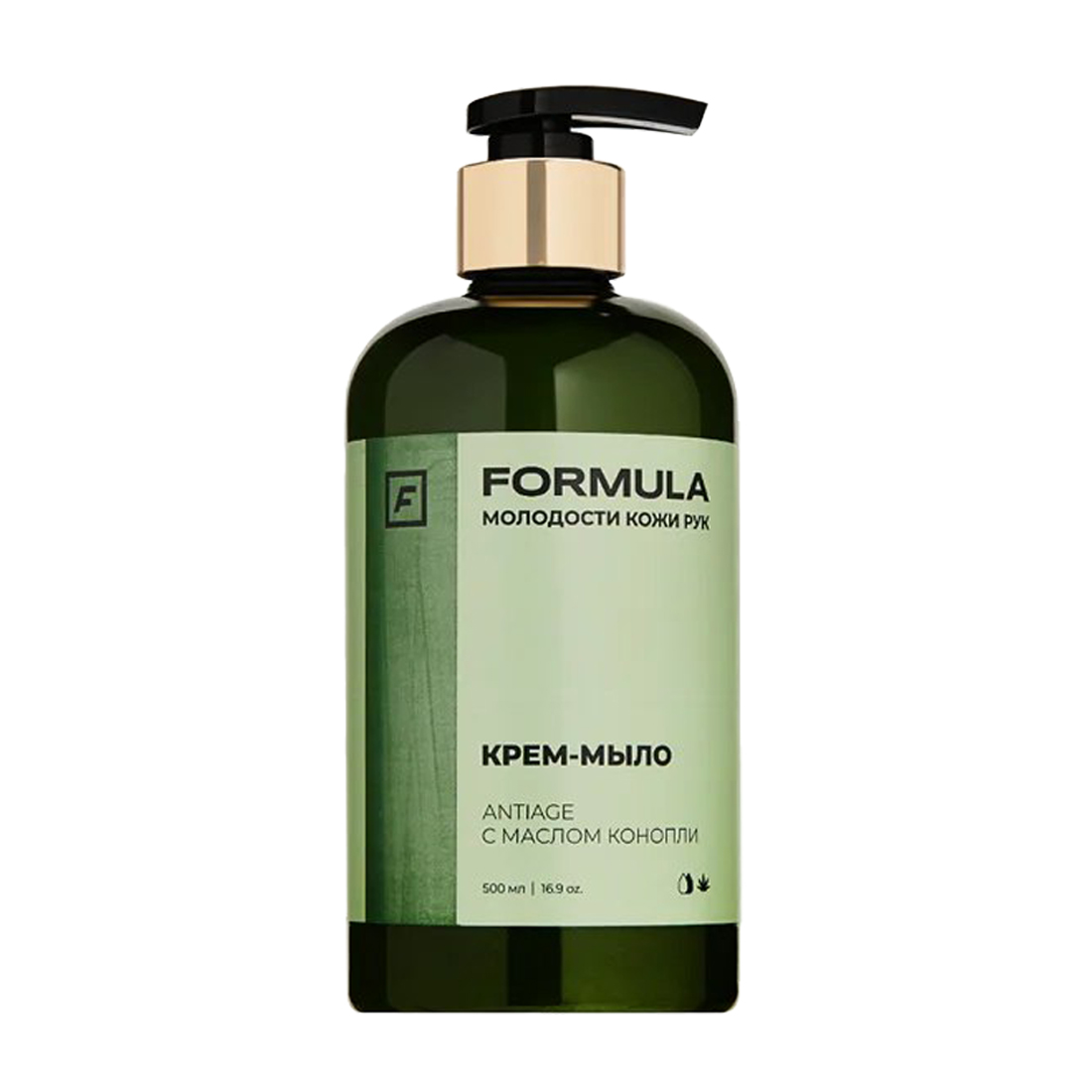 Изображение товара Крем-мыло F Formula Antiage с маслом конопли, 500мл