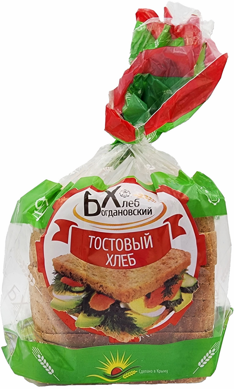 Хлеб Богдановский хлеб тостовый пшенично-ржаной нарезной, 460г