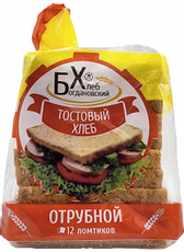 Хлеб Богдановский хлеб Тостовый отрубной, 460г