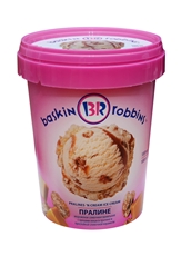 Мороженое Baskin Robbins Пломбир пралине, 600г