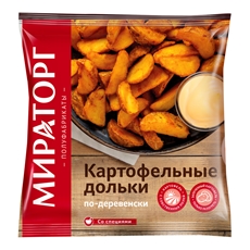 Дольки картофельные Мираторг По-Деревенски замороженные, 400г