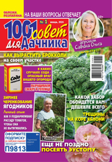 Журнал 1001 совет для дачника