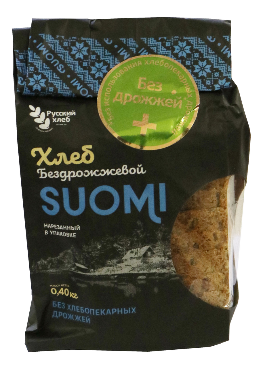 Хлеб Русский хлеб Суоми бездрожжевой нарезка, 400г