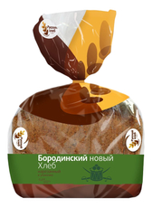 Хлеб Русский хлеб Бородинский ржано-пшеничный нарезка, 400г