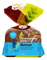 Хлеб Русский хлеб Фитнес бездрожжевой нарезка, 400г