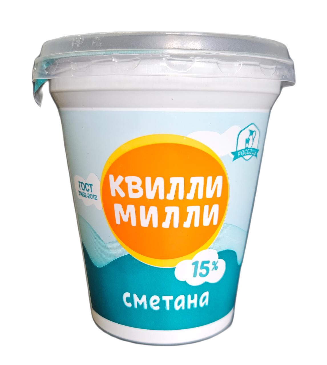 Сметана Квилли Милли ГОСТ 15%, 300г