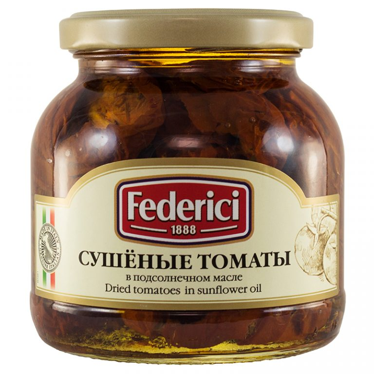 Томаты вяленые Federici в подсолнечном масле, 280г