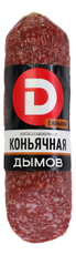 Колбаса Дымов Коньячная полусухая сырокопченая, 230г