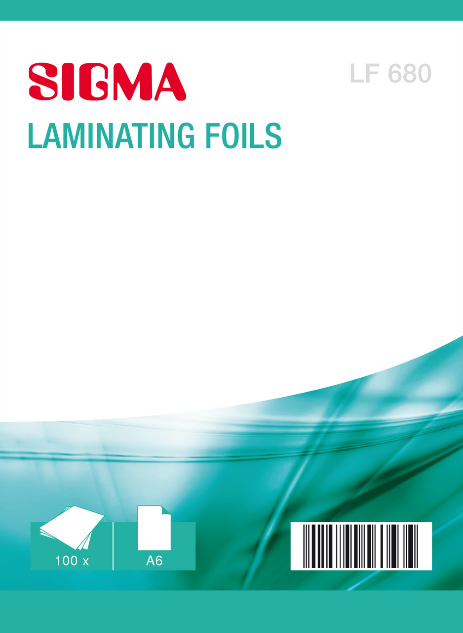 SIGMA Пленка для ламинирования А6 80мкм 100шт