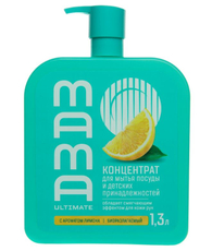 Концентрат для мытья посуды и детских принадлежностей Mama Ultimate Лимон, 1.3л