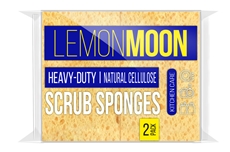 Губка для посуды Lemon Moon целлюлоза 11 x 6.5 x 2.1см, 2шт