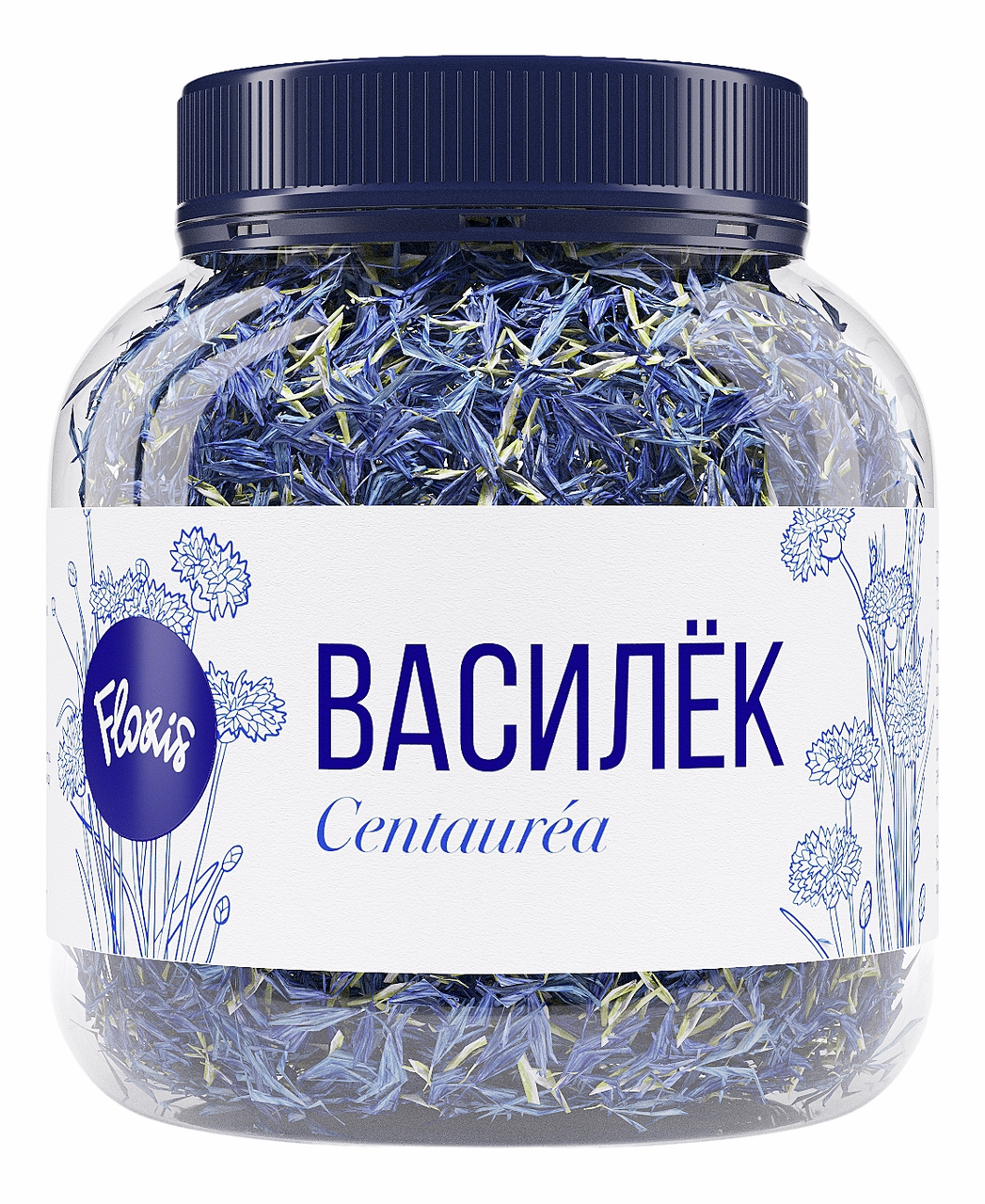 Изображение товара Травяной чай Василек Floris 20 г натуральный фиточай для здоровья и красоты
