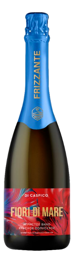 Вино игристое Fiori di Mare красное полусухое, 0.75л