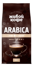 Кофе Живой кофе арабика молотый, 200г