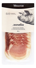 Корейка свиная Ипатов Ломбо сыровяленая нарезка, 90г