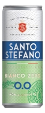Напиток винный игристый безалкогольный Santo Stefano Bianco белый сухой, 0.25л