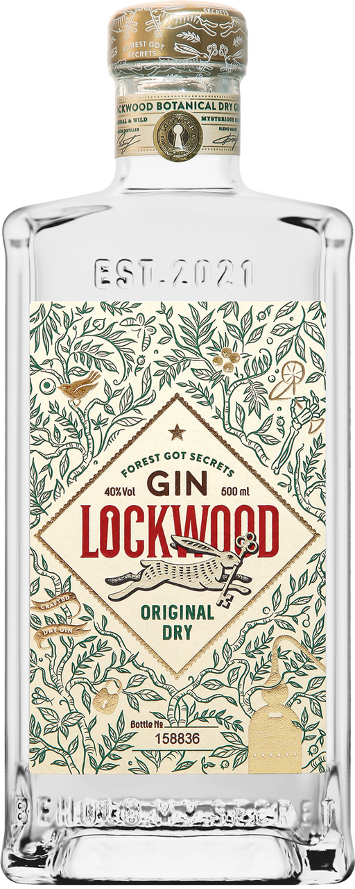Изображение товара Джин Lockwood Original Dry 0.5л — классический сухой джин в английском стиле
