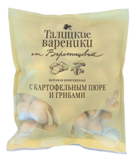 Вареники Талицкий картофельное пюре-грибы замороженные, 500г