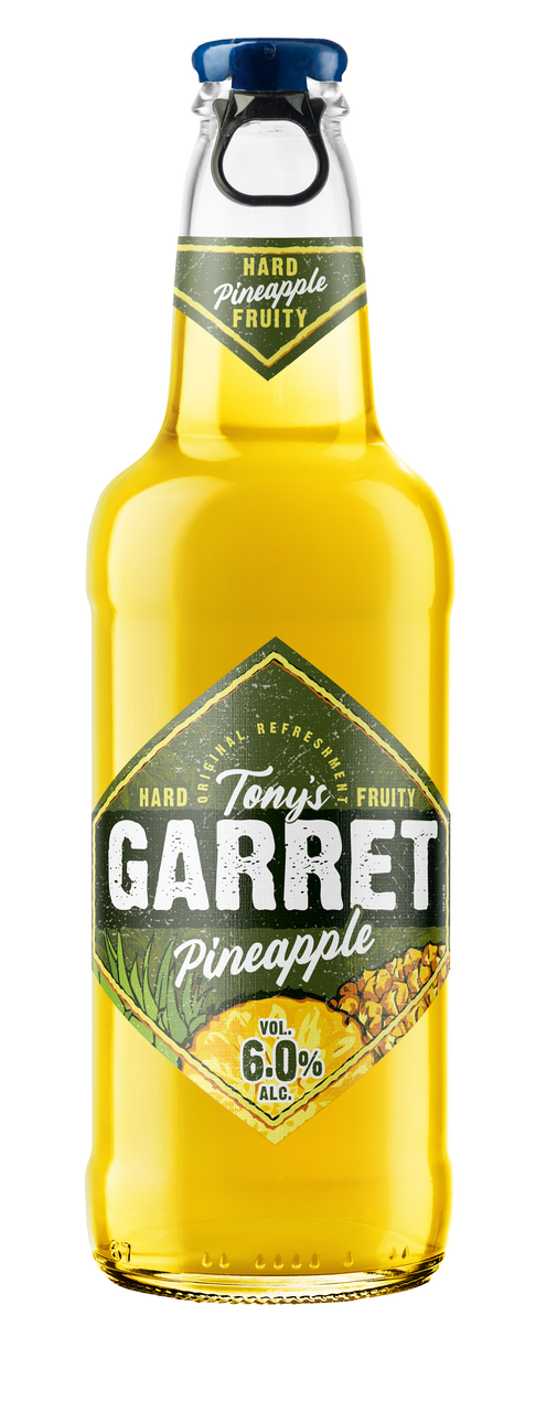 Изображение товара Напиток пивной Tony's Garret Hard Ананас, 0.4л