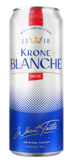 Напиток пивной Krone Blanche Biere ж/б, 0.45л