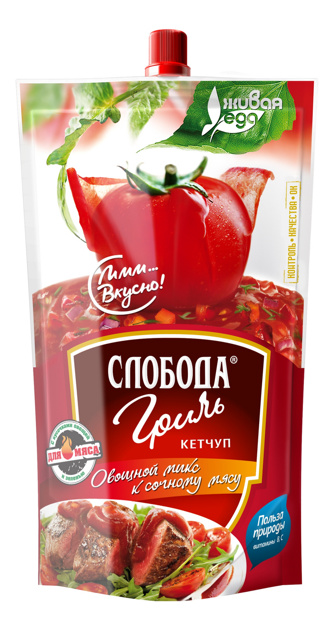 Кетчуп Слобода Гриль, 320г купить с доставкой на дом, цены в интернет ...