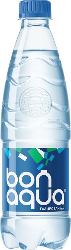 Питьевая вода BONAQUA газированная, 0,5л