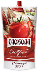 Кетчуп Слобода острый, 320г