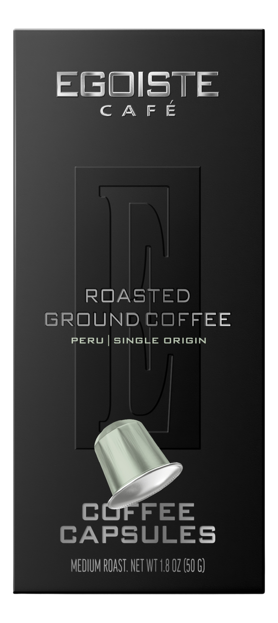 Изображение товара Кофе в капсулах Egoiste Peru для кофемашин Nespresso 10шт, 50г