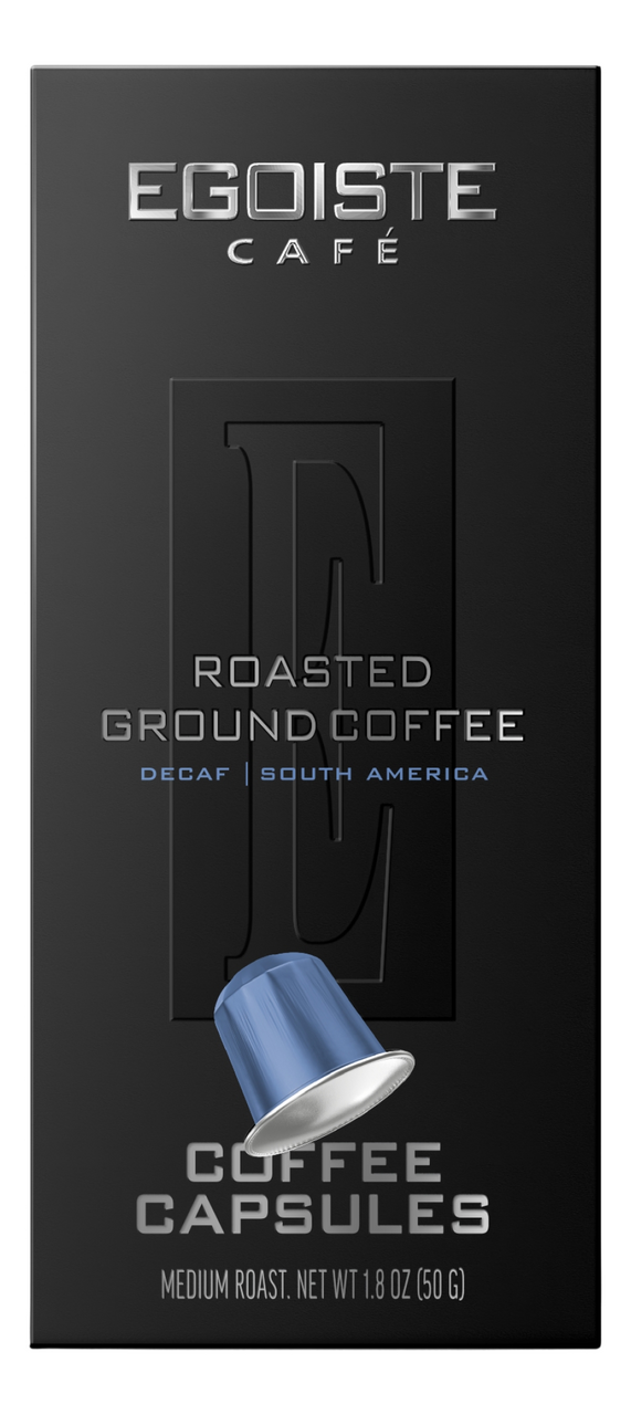 Изображение товара Кофе в капсулах Egoiste Decaffenato для кофемашин Nespresso 10шт, 50г