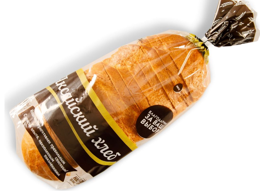 Батон Аксайский нарезной в нарезке, 380г