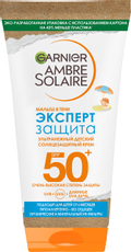 Крем солнцезащитный детский Garnier Ambre Solaire Эксперт защита SPF50+, 50мл