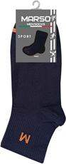 Носки мужские Marso синие спортивные хлопок-полиамид НМС-0009 размер 29-31
