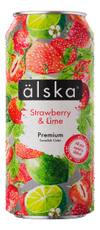 Сидр фруктовый Alska клубника-лайм, 0.44л