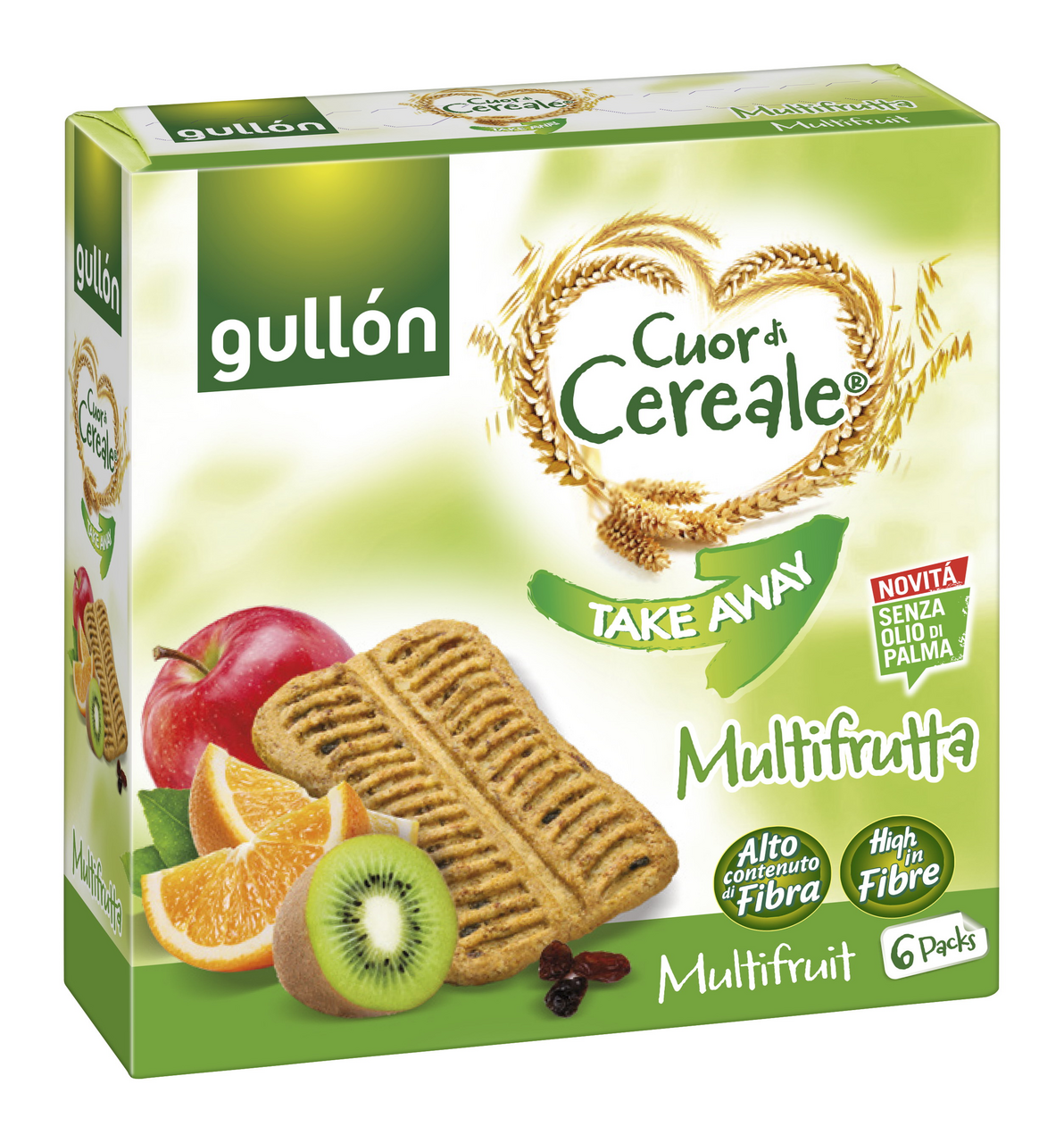 Печенье Gullon Cuor di cereale multifrutta фруктовый вкус, 144г купить с  доставкой на дом, цены в интернет-магазине