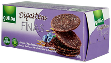 Печенье Gullon Digestive Finas с овсяными хлопьями, черникой и шоколадной стружкой, 270г
