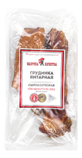 Грудинка свиная Фабрика качества Янтарная сырокопченая, ~450г