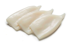 Кальмар тушка очищенный охлажденный, ~150г