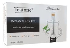 Чай черный Teatone индийский в стиках (1.8г x 100шт), 180г