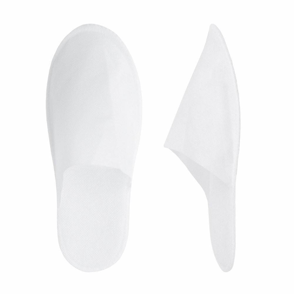 Тапочки одноразовые SMZ закрытые стандартные спанбонд оверлок, 40г