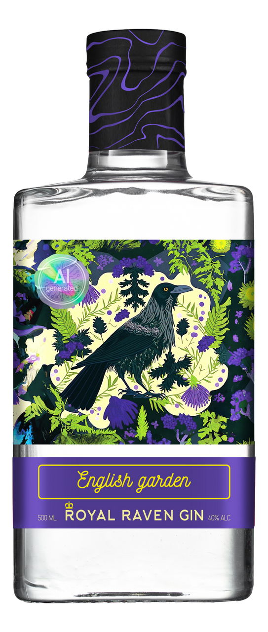 Изображение товара Джин Royal Raven English Garden, 0.5л