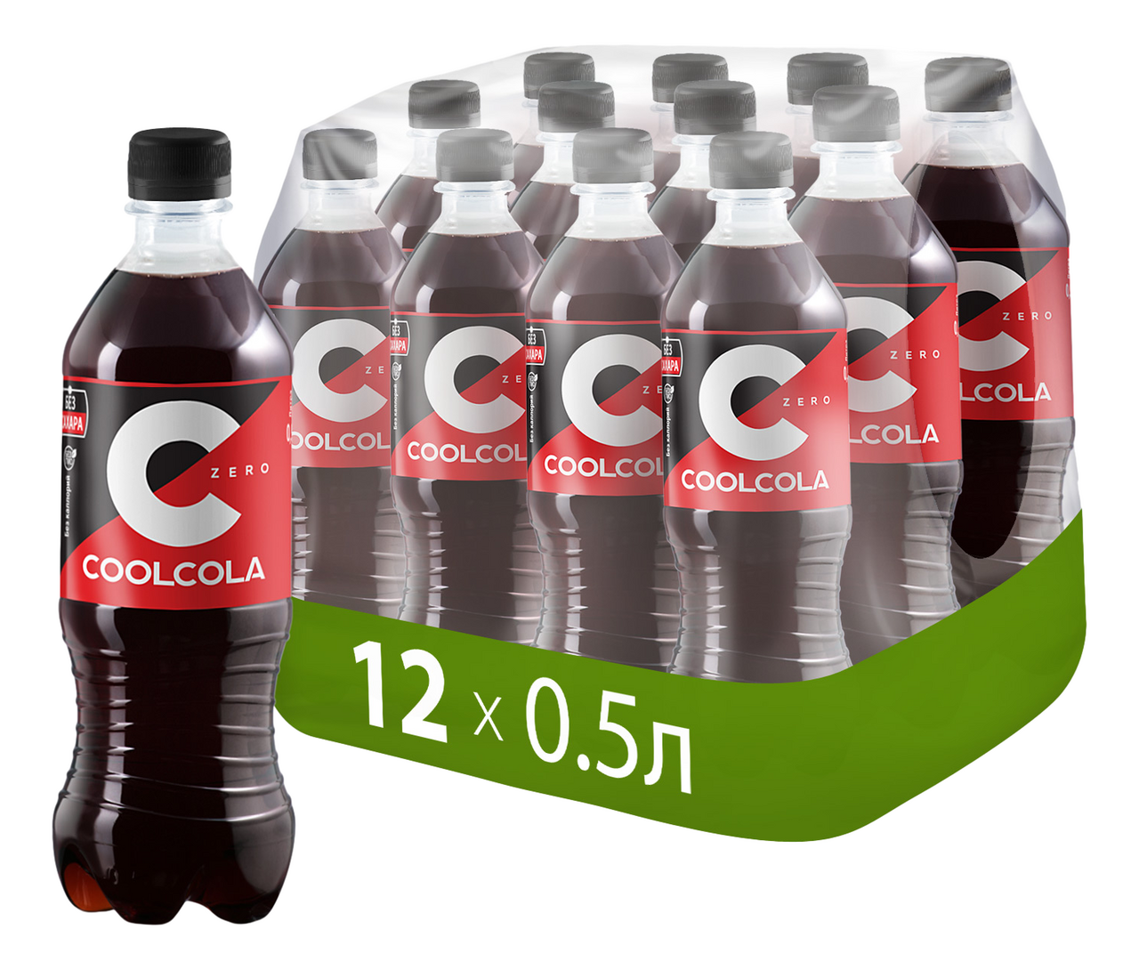 Напиток Cool Cola без сахара газированный, 500мл x 12 шт купить с ...