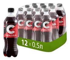 Напиток Cool Cola без сахара газированный, 500мл x 12 шт