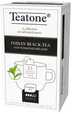 Чай черный Teatone индийский в пакетиках (1.8г x 25шт), 45г
