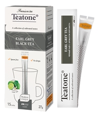 Чай черный Teatone бергамот в стиках (1.8г x 15шт), 27г