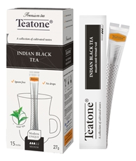 Чай черный Teatone индийский в стиках (1.8г x 15шт), 27г