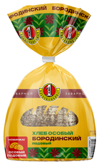 Хлеб Бородинский Первый хлебокомбинат особый подовый нарезка, 300г