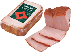 Карбонад из свинины Сибагро варено-копченый, 350г